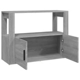 NNEVL Sideboard Grey Sonoma 80x30x60 cm Engineered Wood