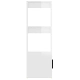 NNEVL Sideboard High Gloss White 80x30x90 cm Engineered Wood