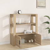 NNEVL Sideboard Sonoma Oak 80x30x90 cm Engineered Wood