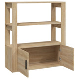 NNEVL Sideboard Sonoma Oak 80x30x90 cm Engineered Wood