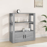 NNEVL Sideboard Grey Sonoma 80x30x90 cm Engineered Wood