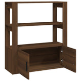 NNEVL Sideboard Brown Oak 80x30x90 cm Engineered Wood