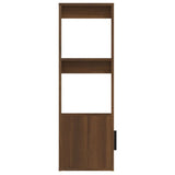 NNEVL Sideboard Brown Oak 80x30x90 cm Engineered Wood