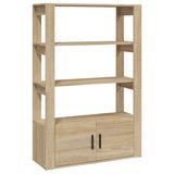 NNEVL Sideboard Sonoma Oak 80x30x119.5 cm Engineered Wood