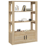 NNEVL Sideboard Sonoma Oak 80x30x119.5 cm Engineered Wood