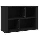 NNEVL Sideboard Black 80x30x54 cm Engineered Wood
