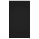 NNEVL Sideboard Black 80x30x54 cm Engineered Wood