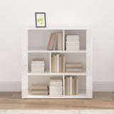NNEVL Sideboard High Gloss White 80x30x80 cm Engineered Wood