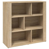 NNEVL Sideboard Sonoma Oak 80x30x80 cm Engineered Wood