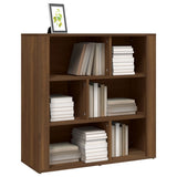 NNEVL Sideboard Brown Oak 80x30x80 cm Engineered Wood