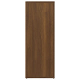NNEVL Sideboard Brown Oak 80x30x80 cm Engineered Wood