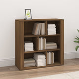 NNEVL Sideboard Brown Oak 80x30x80 cm Engineered Wood
