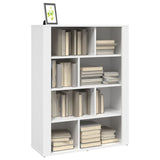 NNEVL Sideboard White 80x30x106 cm Engineered Wood