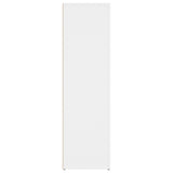NNEVL Sideboard White 80x30x106 cm Engineered Wood
