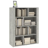 NNEVL Sideboard Concrete Grey 80x30x106 cm Engineered Wood