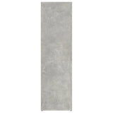 NNEVL Sideboard Concrete Grey 80x30x106 cm Engineered Wood