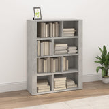 NNEVL Sideboard Concrete Grey 80x30x106 cm Engineered Wood