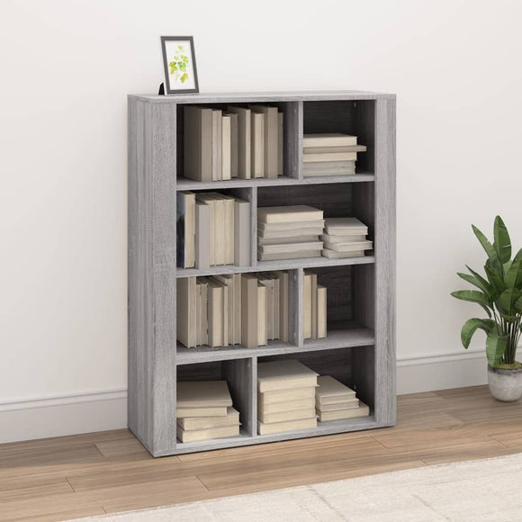 NNEVL Sideboard Grey Sonoma 80x30x106 cm Engineered Wood