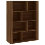 NNEVL Sideboard Brown Oak 80x30x106 cm Engineered Wood