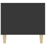 NNEVL Coffee Table Black 90x49x45 cm Engineered Wood