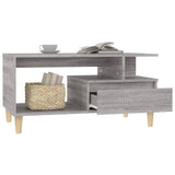 NNEVL Coffee Table Grey Sonoma 90x49x45 cm Engineered Wood