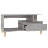 NNEVL Coffee Table Grey Sonoma 90x49x45 cm Engineered Wood