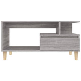 NNEVL Coffee Table Grey Sonoma 90x49x45 cm Engineered Wood