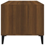 NNEVL Coffee Table  Brown Oak 90x49x45 cm Engineered Wood