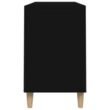 NNEVL Shoe Cabinet Black 102x36x60 cm Engineered Wood