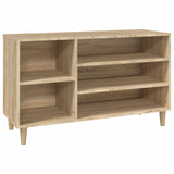 NNEVL Shoe Cabinet Sonoma Oak 102x36x60 cm Engineered Wood