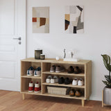 NNEVL Shoe Cabinet Sonoma Oak 102x36x60 cm Engineered Wood