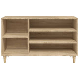 NNEVL Shoe Cabinet Sonoma Oak 102x36x60 cm Engineered Wood