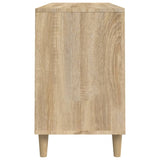 NNEVL Shoe Cabinet Sonoma Oak 102x36x60 cm Engineered Wood
