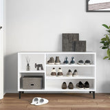 NNEVL Shoe Cabinet White 102x36x60 cm Engineered Wood