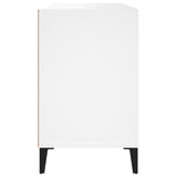 NNEVL Shoe Cabinet White 102x36x60 cm Engineered Wood