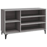NNEVL Shoe Cabinet Grey Sonoma 102x36x60 cm Engineered Wood