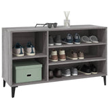 NNEVL Shoe Cabinet Grey Sonoma 102x36x60 cm Engineered Wood