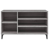 NNEVL Shoe Cabinet Grey Sonoma 102x36x60 cm Engineered Wood