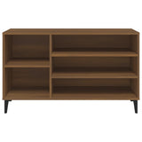 NNEVL Shoe Cabinet Brown Oak 102x36x60 cm Engineered Wood