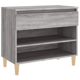 NNEVL Shoe Cabinet Grey Sonoma 70x36x60 cm Engineered Wood