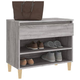 NNEVL Shoe Cabinet Grey Sonoma 70x36x60 cm Engineered Wood
