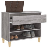 NNEVL Shoe Cabinet Grey Sonoma 70x36x60 cm Engineered Wood