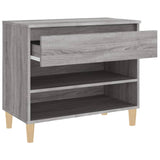NNEVL Shoe Cabinet Grey Sonoma 70x36x60 cm Engineered Wood