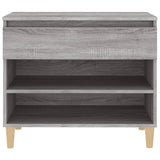 NNEVL Shoe Cabinet Grey Sonoma 70x36x60 cm Engineered Wood