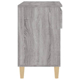 NNEVL Shoe Cabinet Grey Sonoma 70x36x60 cm Engineered Wood