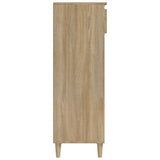NNEVL Shoe Cabinet Sonoma Oak 40x36x105 cm Engineered Wood