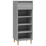 NNEVL Shoe Cabinet Grey Sonoma 40x36x105 cm Engineered Wood