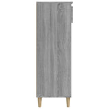 NNEVL Shoe Cabinet Grey Sonoma 40x36x105 cm Engineered Wood