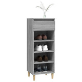 NNEVL Shoe Cabinet Grey Sonoma 40x36x105 cm Engineered Wood