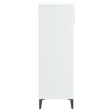NNEVL Shoe Rack White 40x36x105 cm Engineered Wood
